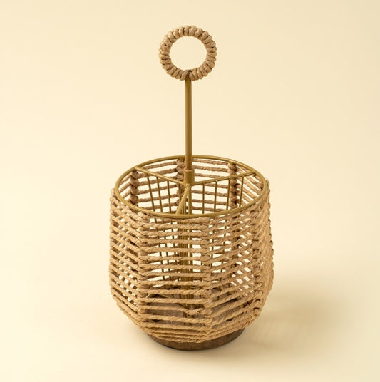 Woven Cutlery Holder | Round