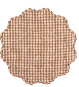 Maggie | Carmel Gingham Quilted Placemat