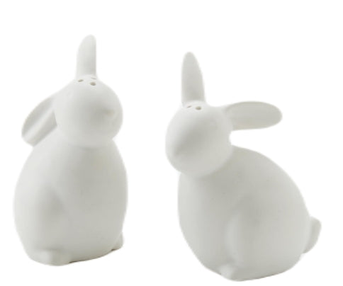 White Rabbit Salt & Pepper Shakers