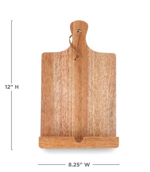 Acacia Wood Tablet Cooking Stand
