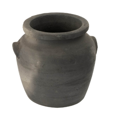 Milos Burnt Terracotta Urn | Mini