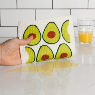 Avocados Swedish Dishcloth
