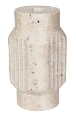 Altis Travertine Candle Holder Tall