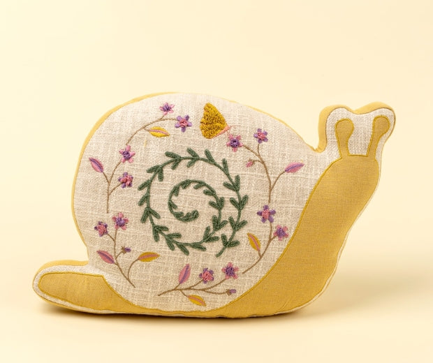 Spring Snail Pillow