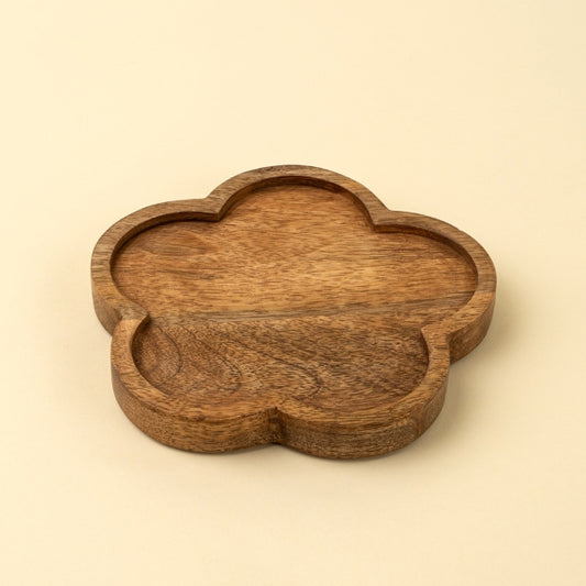 Daisy Wooden Dish