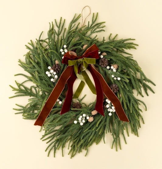 Snowberry Real Touch Wreath