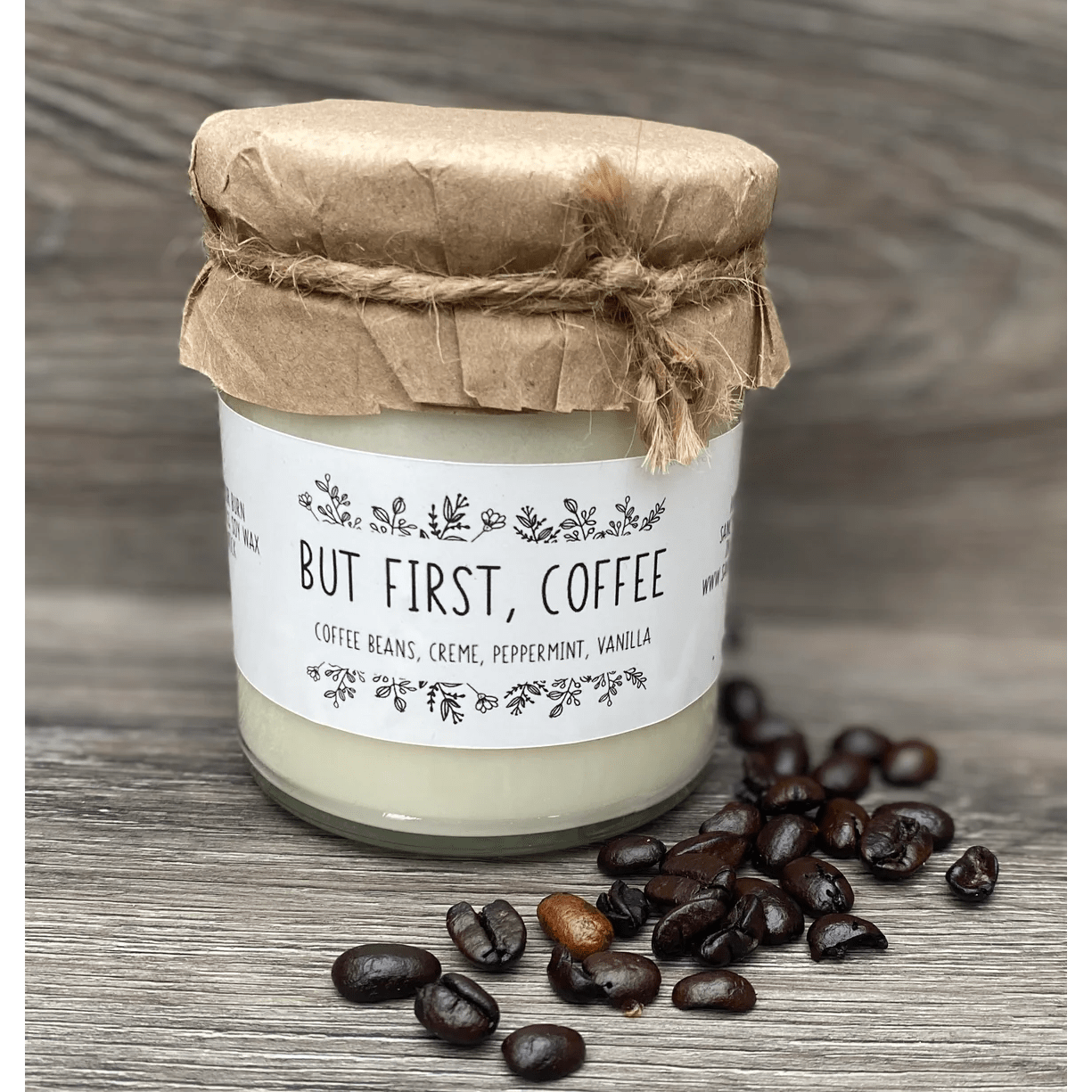 Sanctuary Soy Candle | But First, Coffee