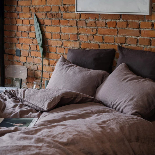 Linen Tales | Ashes of Roses | Queen | Linen Duvet Cover