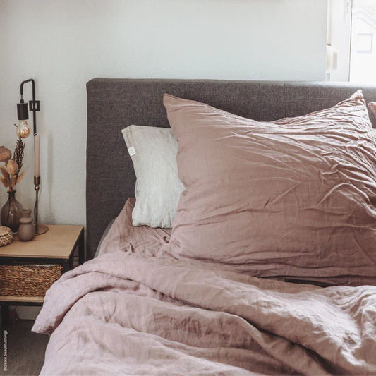Linen Tales | Ashes of Roses | King | Linen Pillowcase