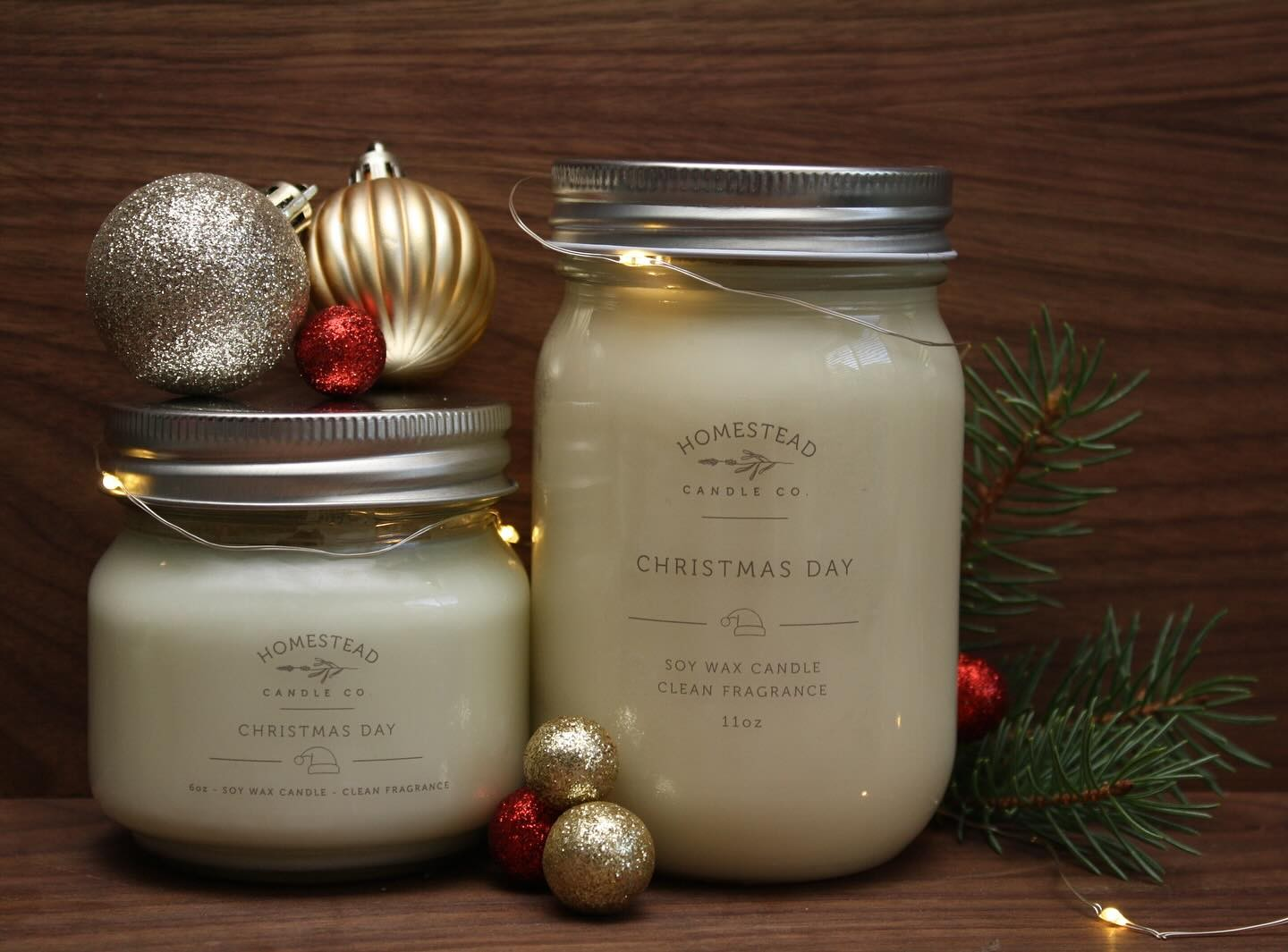 Homestead Candle Co.  6 oz | Christmas Day