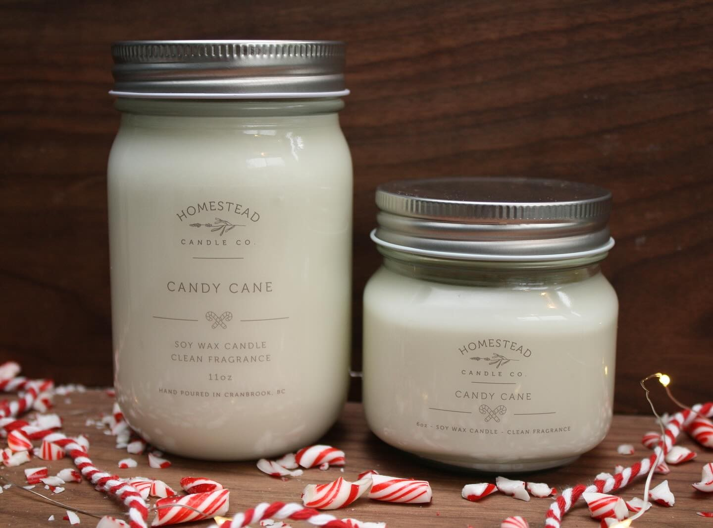 Homestead Candle Co 6oz | Candy Cane