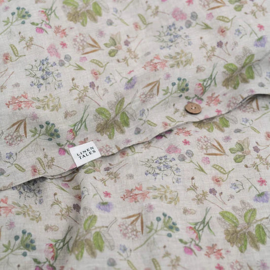 Linen Tales | Botany 2 | Twin |  Linen Duvet Cover