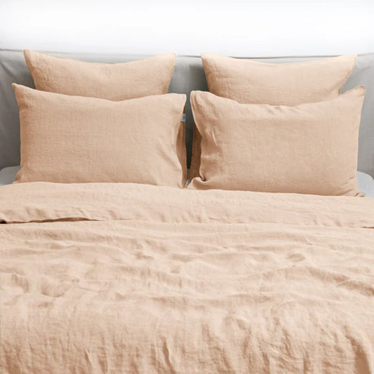 Linen Tales | Brazilian Sand | Standard | Linen Pillowcase