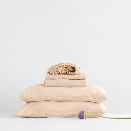 Linen Tales | Brazilian Sand | Twin | Linen Sheet Set