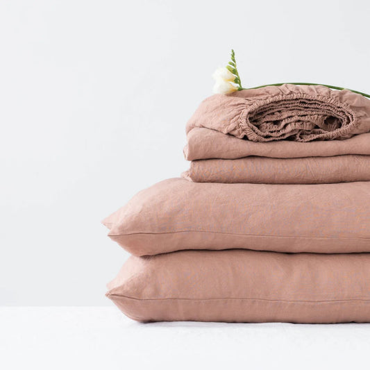 Linen Tales | Cafe Creme | Twin | Linen Sheet Set