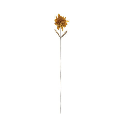 Paper Flower Pick | Mustard