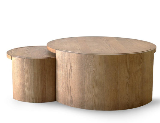 Forma Nesting Coffee Tables (Set of 2) - Aged Oak