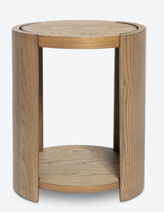 Forma End Table - Rustic Oak