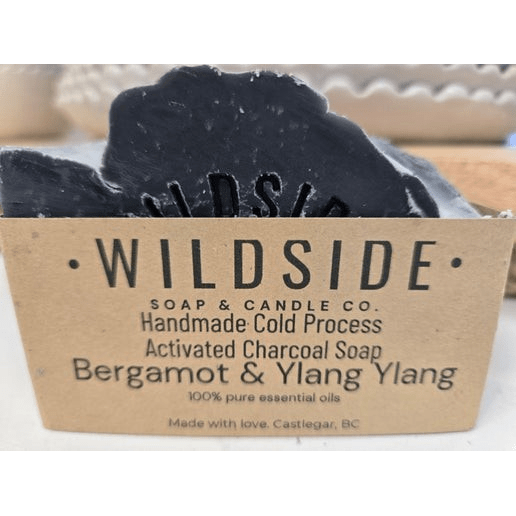 Wildside Bergamont & Ylang Ylang Activated Charcoal Soap