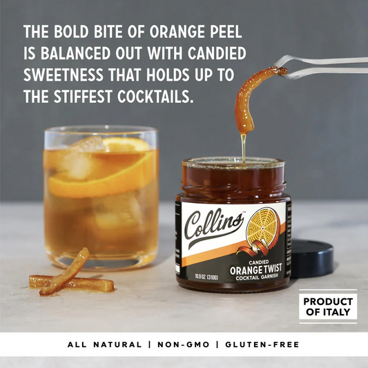 Candied Orange Twist in Syrup