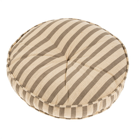 Awning Stripe Chair Cushion | Sand