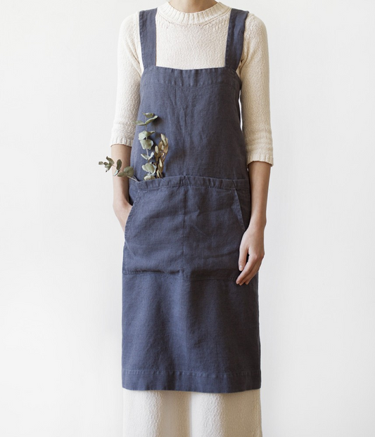 Pinafore Apron | Dark Grey