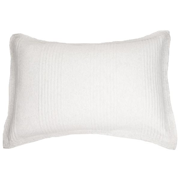 Suite cream quilted pillow sham | Queen