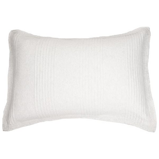 Suite cream quilted pillow sham | Queen