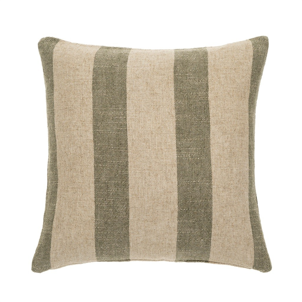 Penstone Stripe Pillow | Green