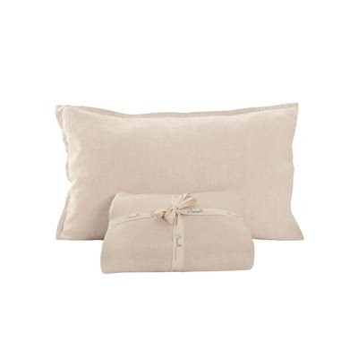 Linen natural sheet set | Queen