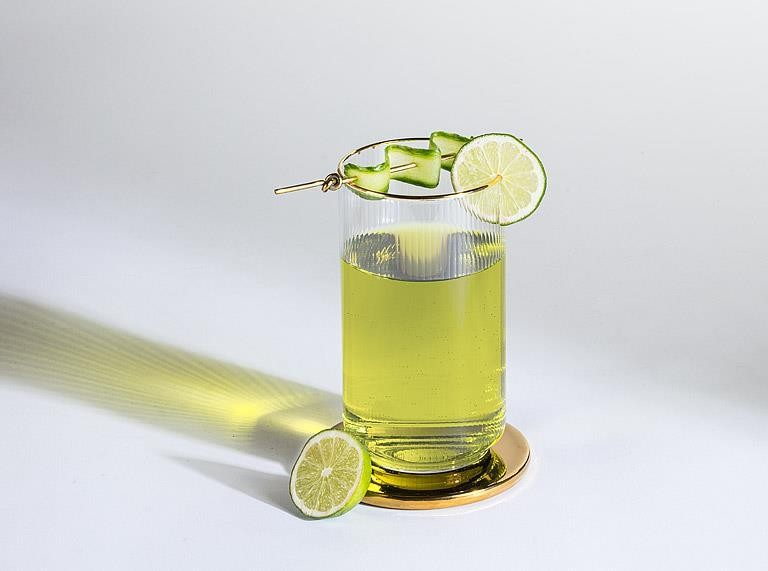 Tight Vertical Optic Highball with Gold