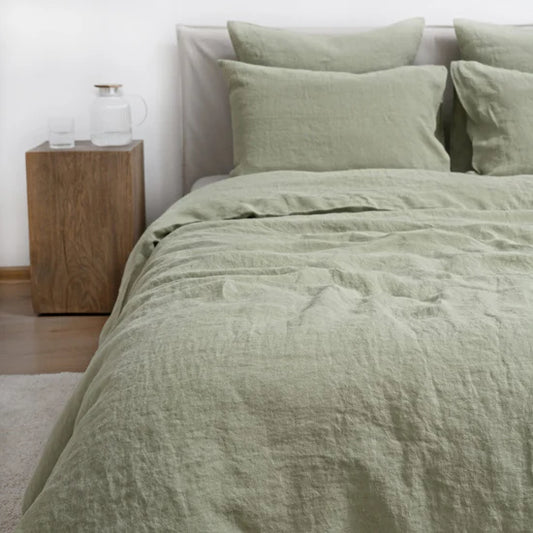 Linen Tales | Sage | Queen | Linen Duvet Cover
