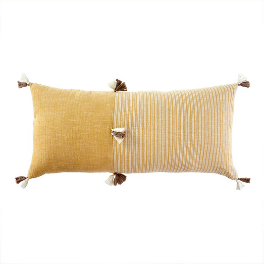 Nova Linen Pillow - Gold