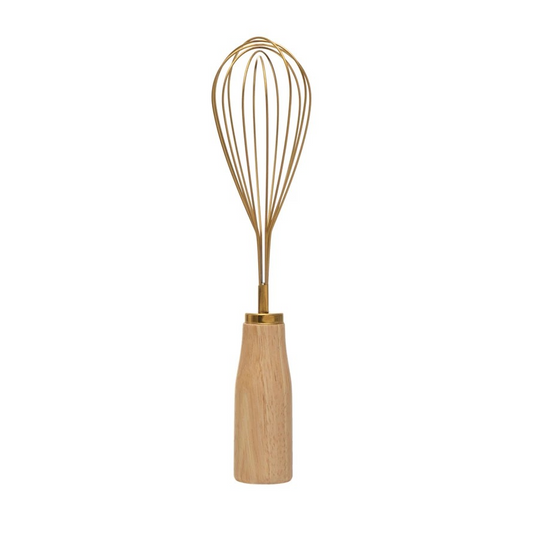 Stainless Steel Whisk with Wood Handle