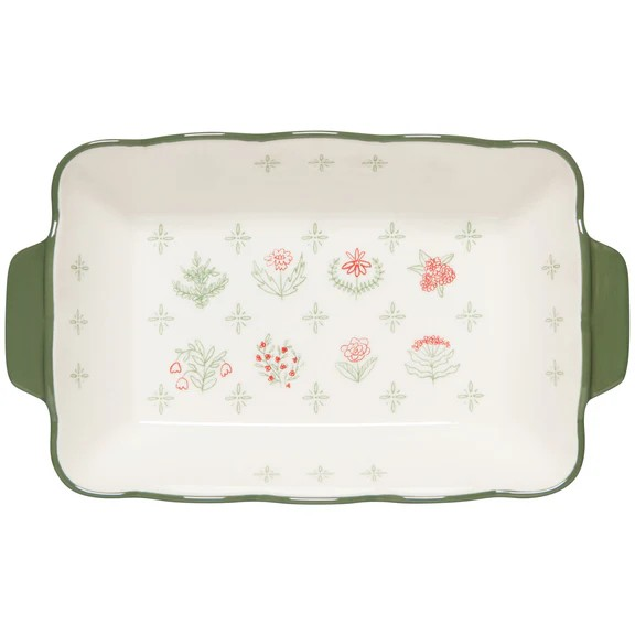 Camellia Stoneware Baking Dish