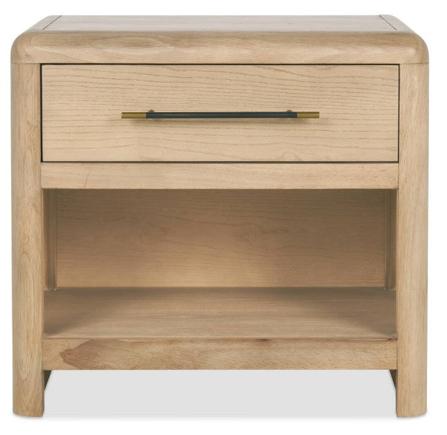 Wallen Charging Nightstand -Dunn Ginger