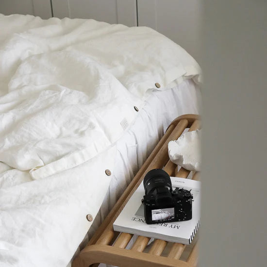 Linen Tales | White | Twin | Linen Duvet Cover
