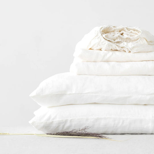 Linen Tales | White | King | Linen Sheet Set