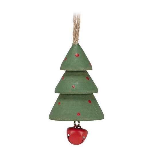 Small Tree with Bell Ornament