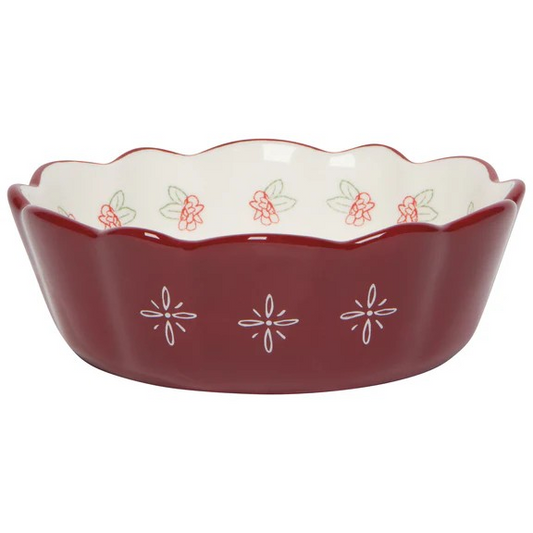 Camellia Stamped Bowl  | Medium